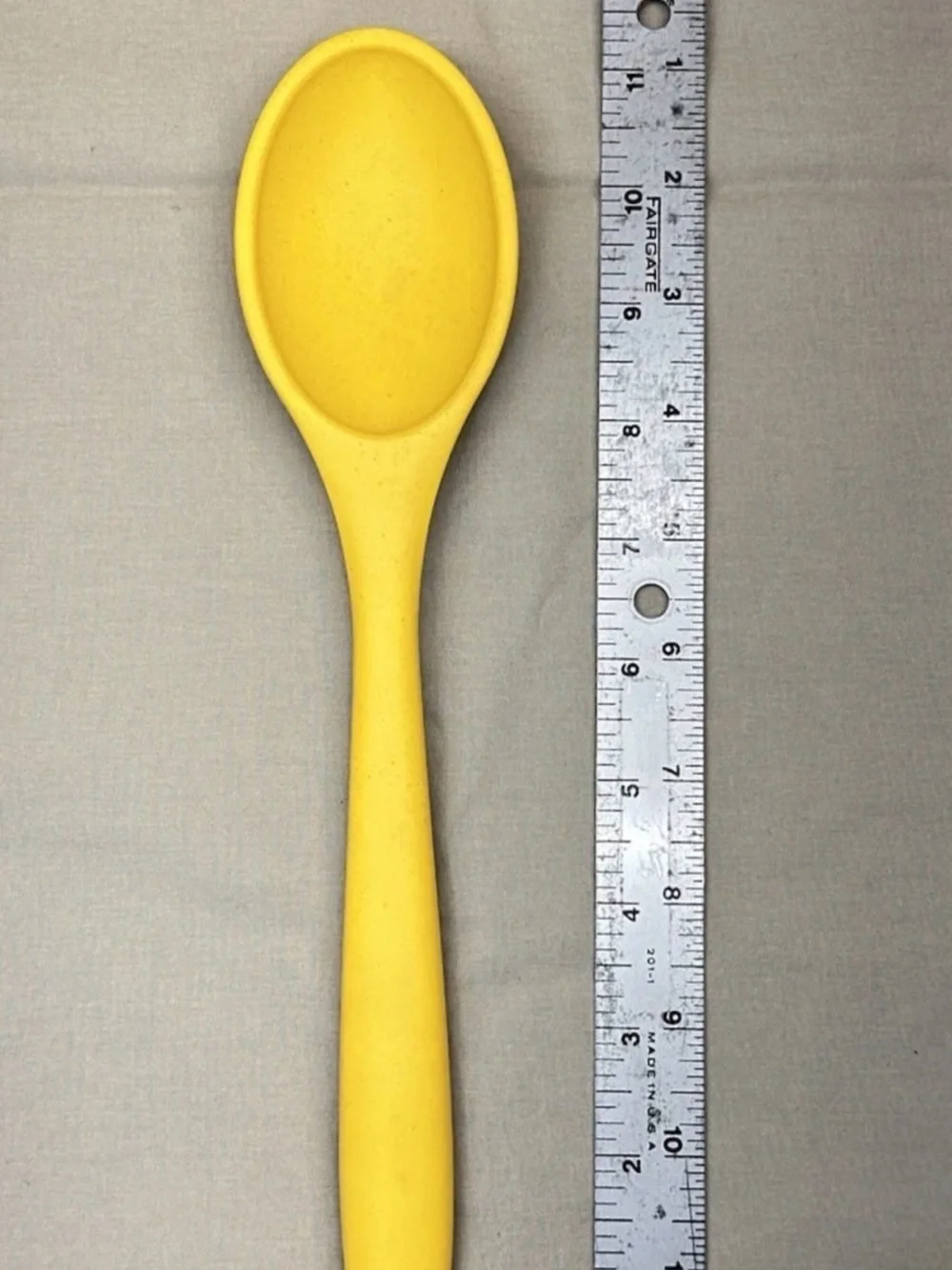 Yellow Silicone Serving Spoon – Bright Kitchen Utensil